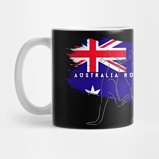 Minimalist Rugby Part 3 #005 - Australia Rugby Fan Mug